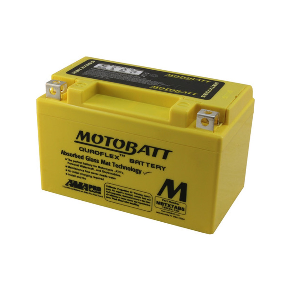 Motobatt batteri MBTX7U Fabriksförseglad bild 3
