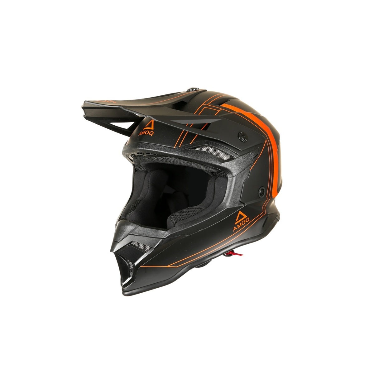 Crosshjälm Amoq Vertigo Mips Svart/Orange