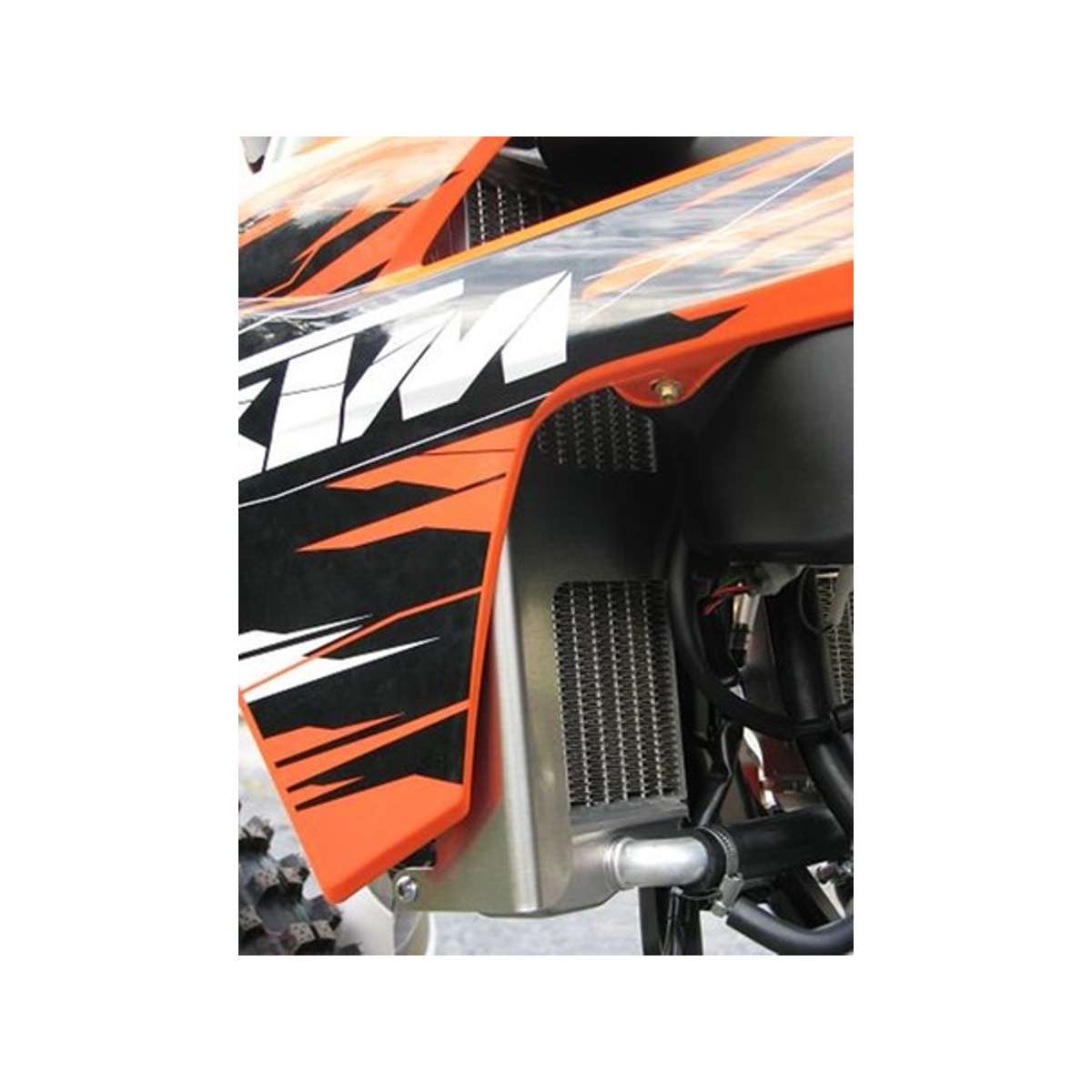 AXP Kylarskydd med svarta distanser Ktm SX250 11-15 - KTM 250 SX 11-15