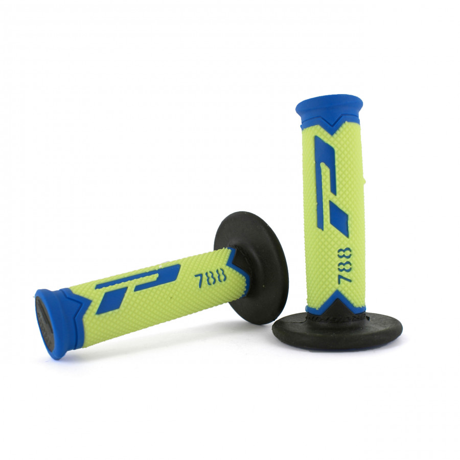 Progrip Progrip, 788 Full Diamond Extra Slim gummihandtag, NEON SVART BLÅ GUL