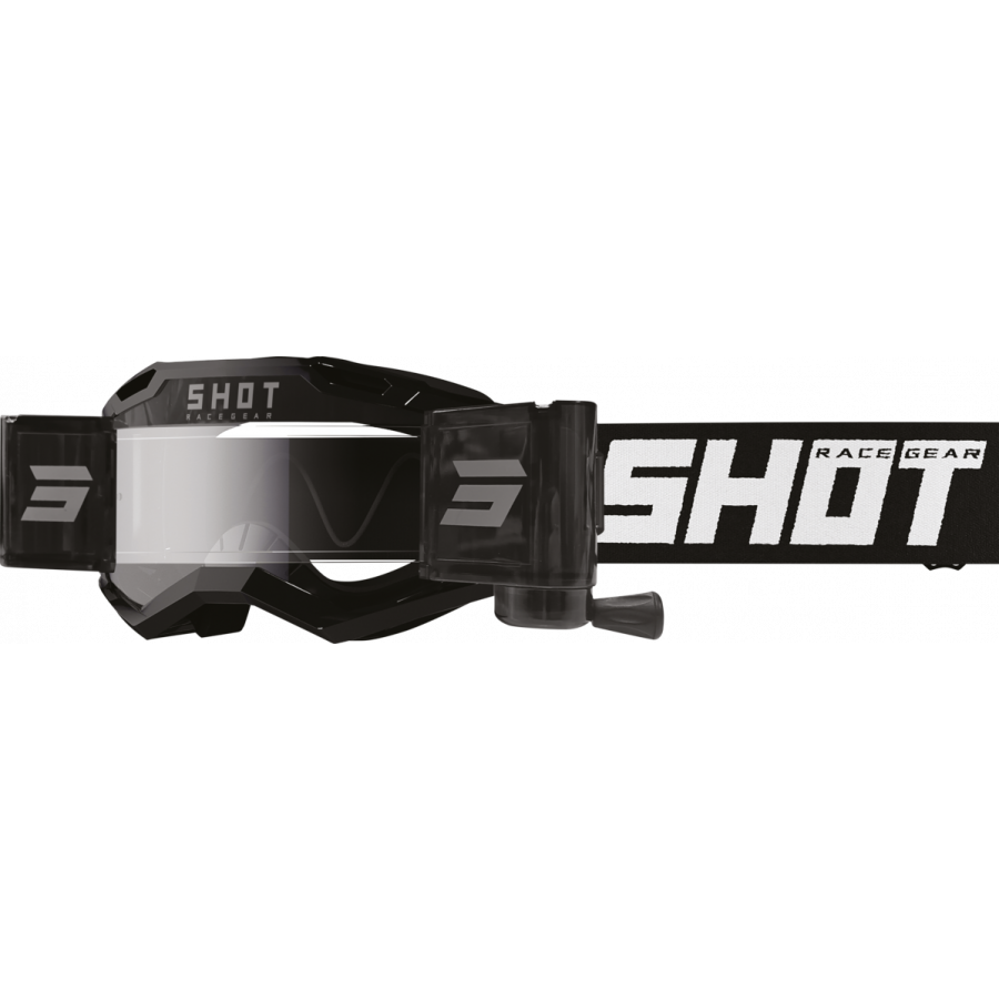 Shot Shot, GLASÖGON ASSAULT 2.0 SOLID BLACK ROLL-OFF, VUXEN
