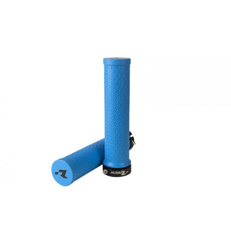 Rtech Rtech, Bike Lock-On Grips, BLÅ