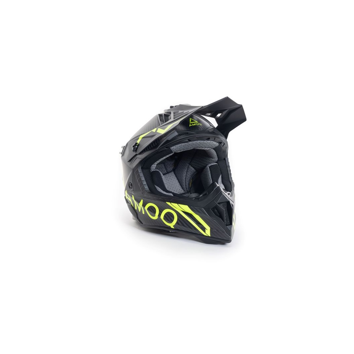 Amoq Crosshjälm Friction MIPS Carbon Svart/HiVis bild 6