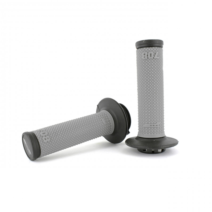 Progrip Progrip, 708 Dual Density Full Diamond LOCK ON GRIPS, SVART GRÅ