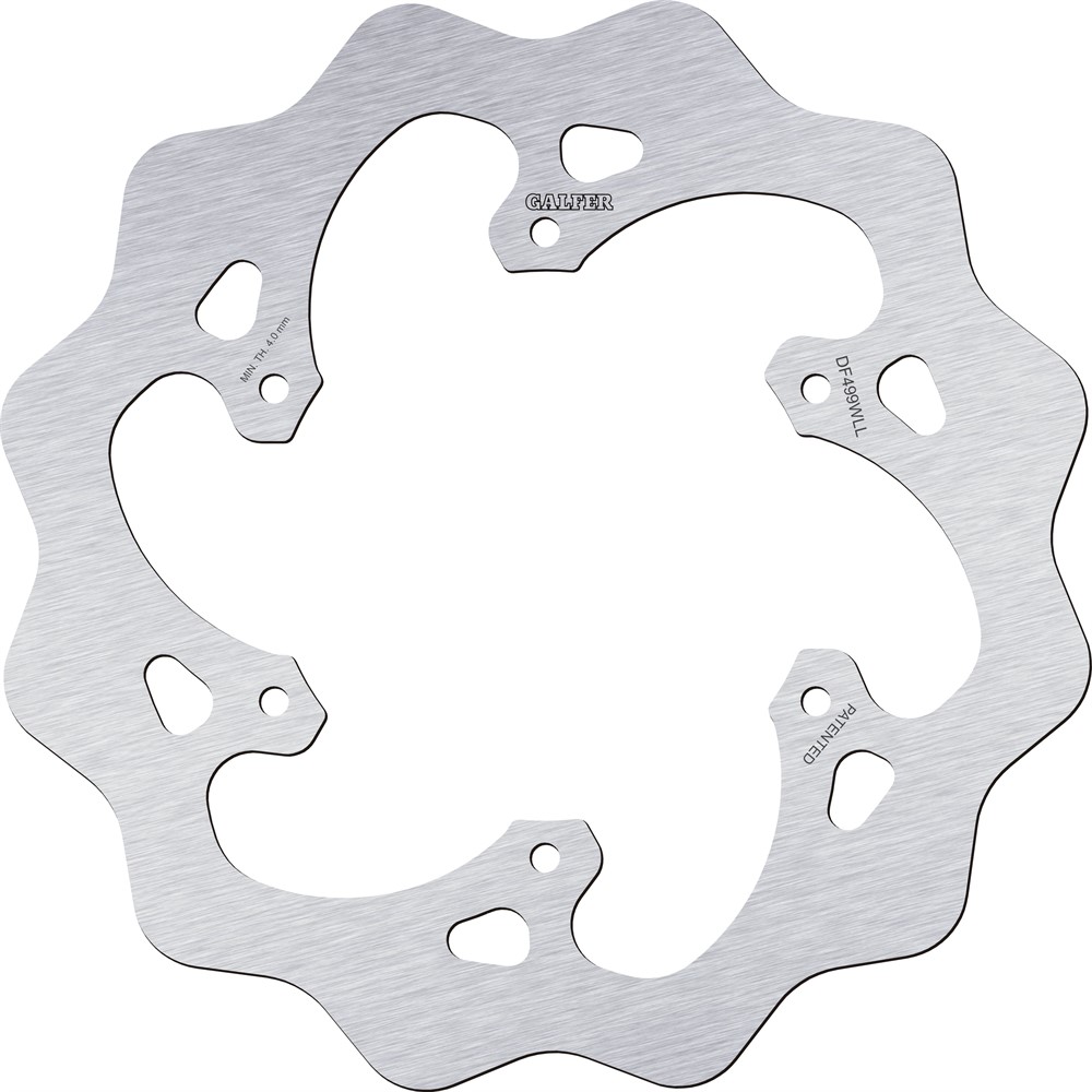 Wave solid bakskiva,245mm YZ 08-17,WRF250/450 -23,YZ250/450F 03-20/19