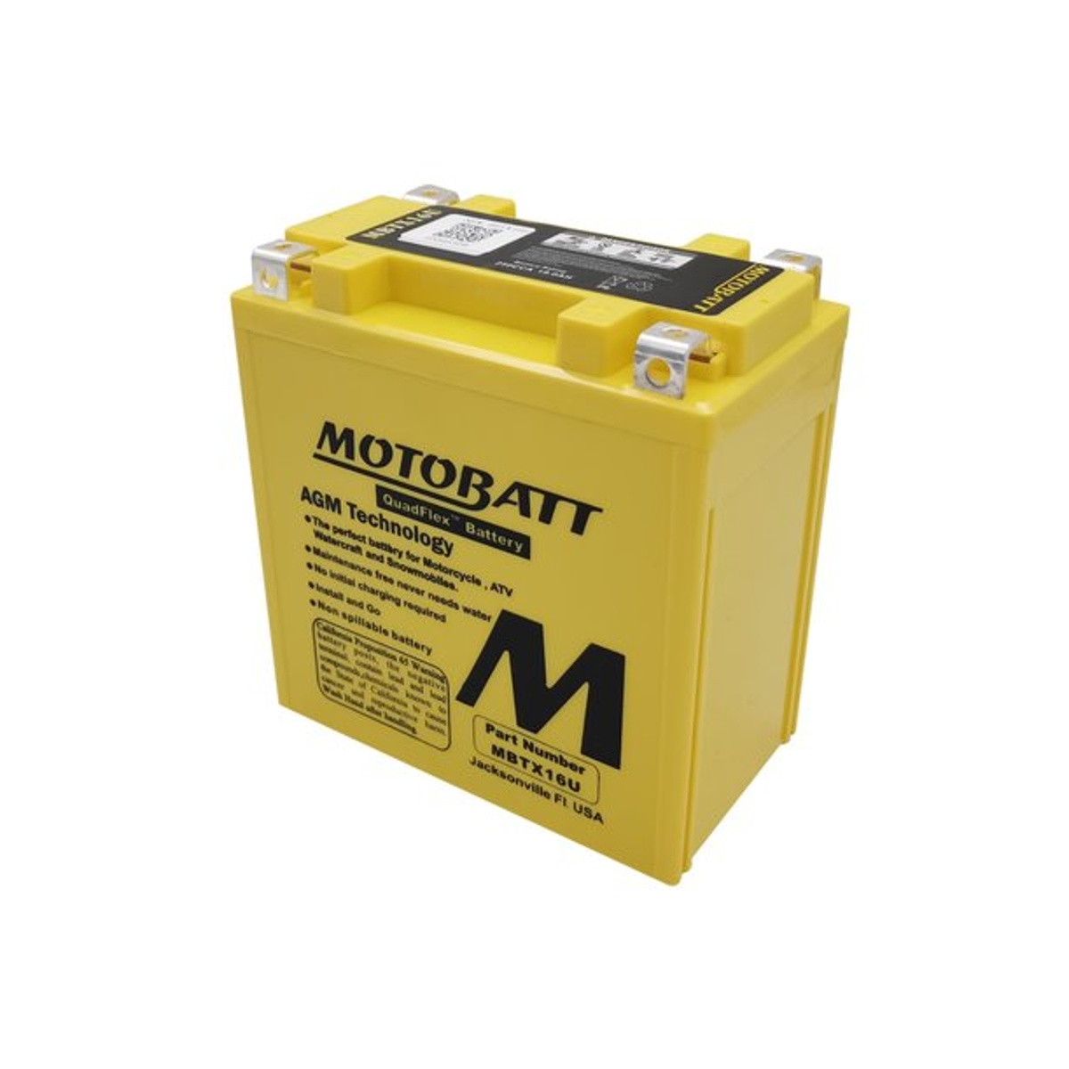 Motobatt batteri MBTX16U Fabriksförseglad