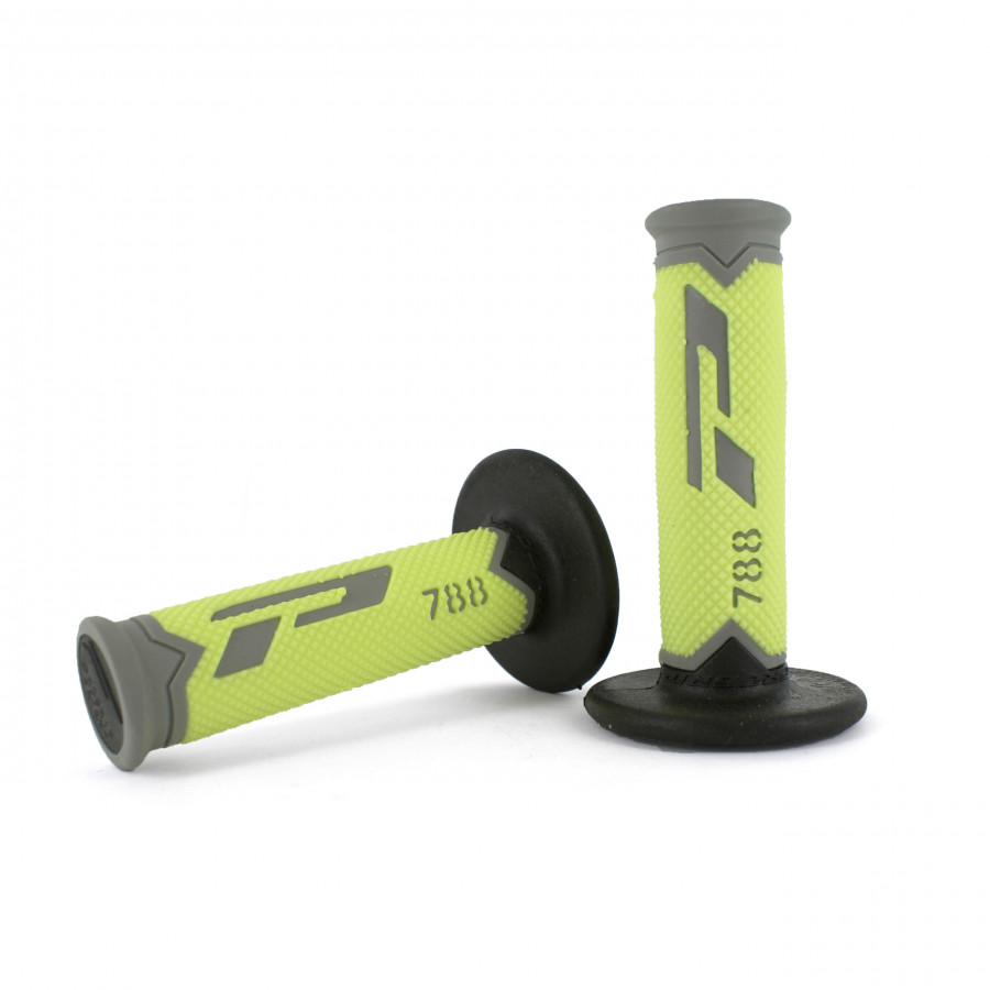 Progrip Progrip, 788 Full Diamond Extra Slim gummihandtag, NEON SVART GUL GRÅ