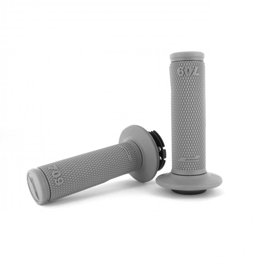 Progrip Progrip, 709 Single Density Half Waffle LOCK ON GRIPS, GRÅ