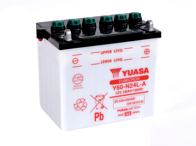 Yuasa Yuasa Batteri Y60-N24L-A (CP) Inkl syra (2)