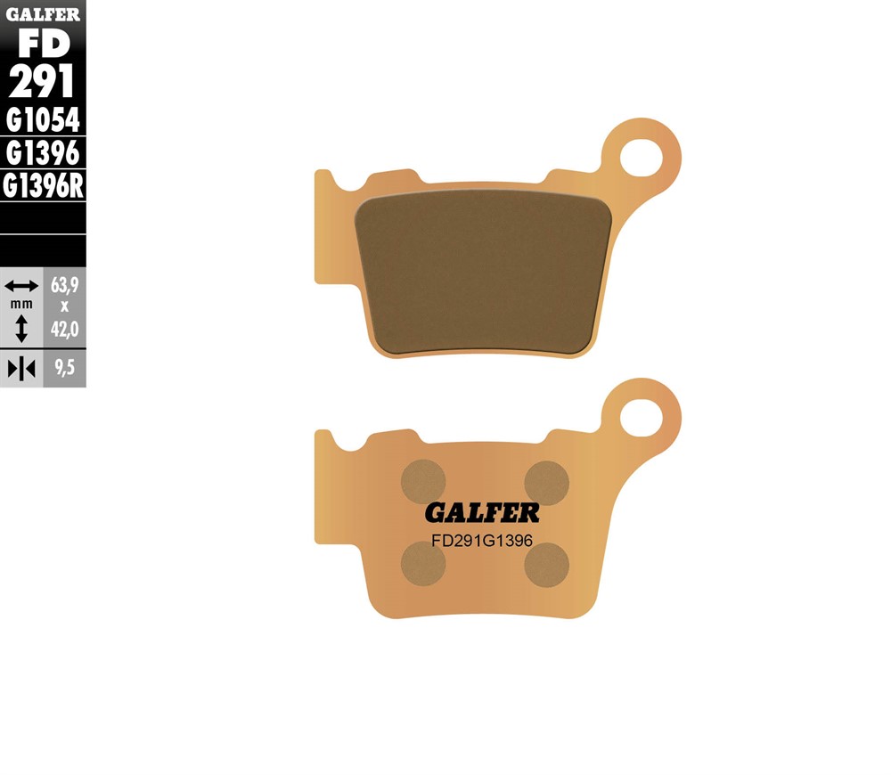 Galfer Bakbelägg Sint - KTM 03/04-, HQ 04/05-, HSB 09-, BMW 08- m.fl.