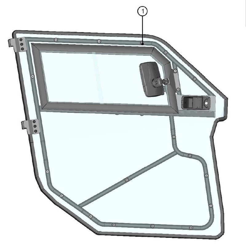 DFK DFK Dörrpanel Höger Can-Am Maverick Trail