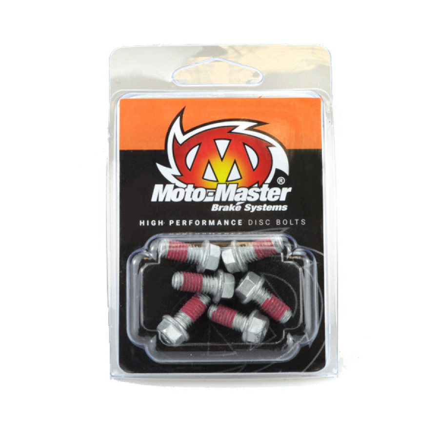 Moto-Master, Skiv bult M6*13 Sexkant 6st, BAK FRAM - m.fl.