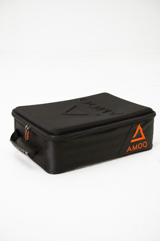 AMOQ Glasögonväska AMOQ Hardshell Goggle Bag Svart/Orange