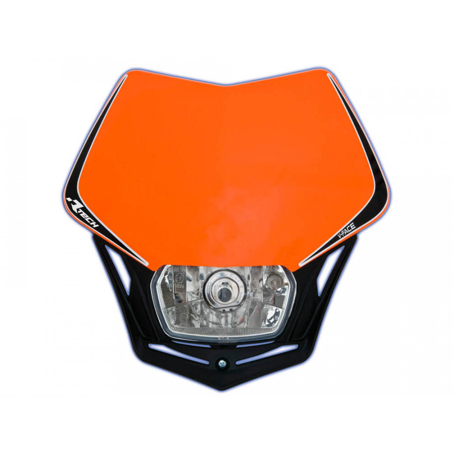 Rtech, Framlampa V-Face, ORANGE bild 3
