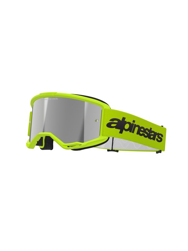 Alpinestars Alpinestars Crossglasögon Vision 3 Wordmark Gul Fluo/Spegel Silver