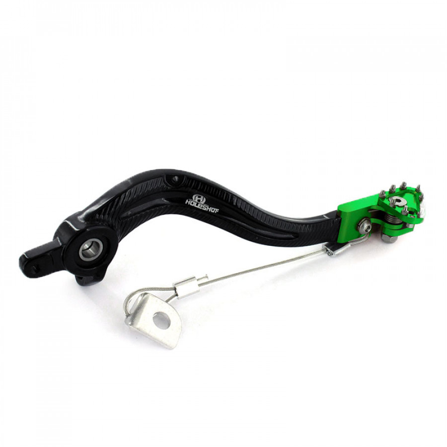 Holeshot Bromspedal Flex Tip Svart Grön Kawasaki KX 250 19-20 - m.fl.