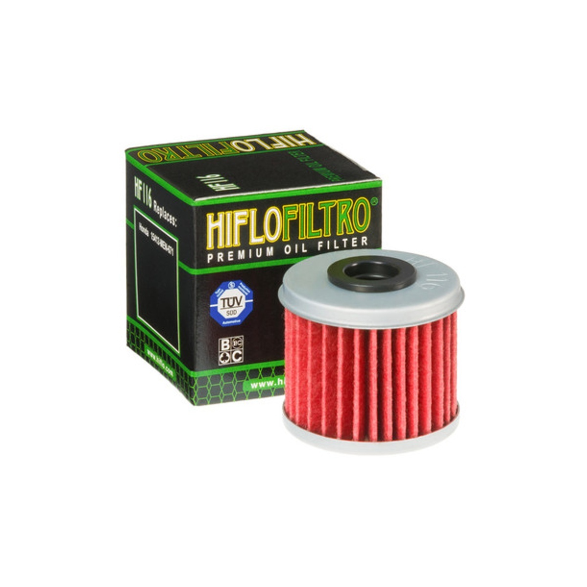 Hiflo HiFlo oljefilter HF116 - Honda CRF 250X 04-18 m.fl.