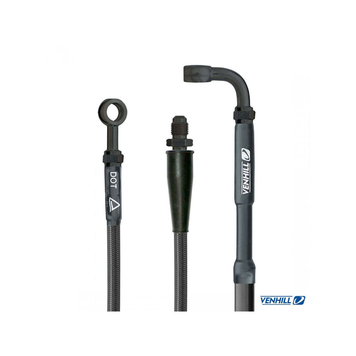 Venhill Bromsslang Fram Blå, Yamaha YZ125 98-04, YZ250 98-05, YZ250F 01-04, YZ450F 03-04 - m.fl.