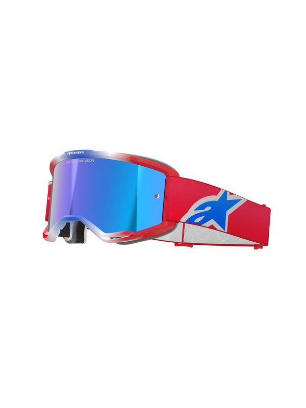 Alpinestars Alpinestars Crossglasögon Vision 5 CORP Röd/Vit/Blå Spegel/Blå
