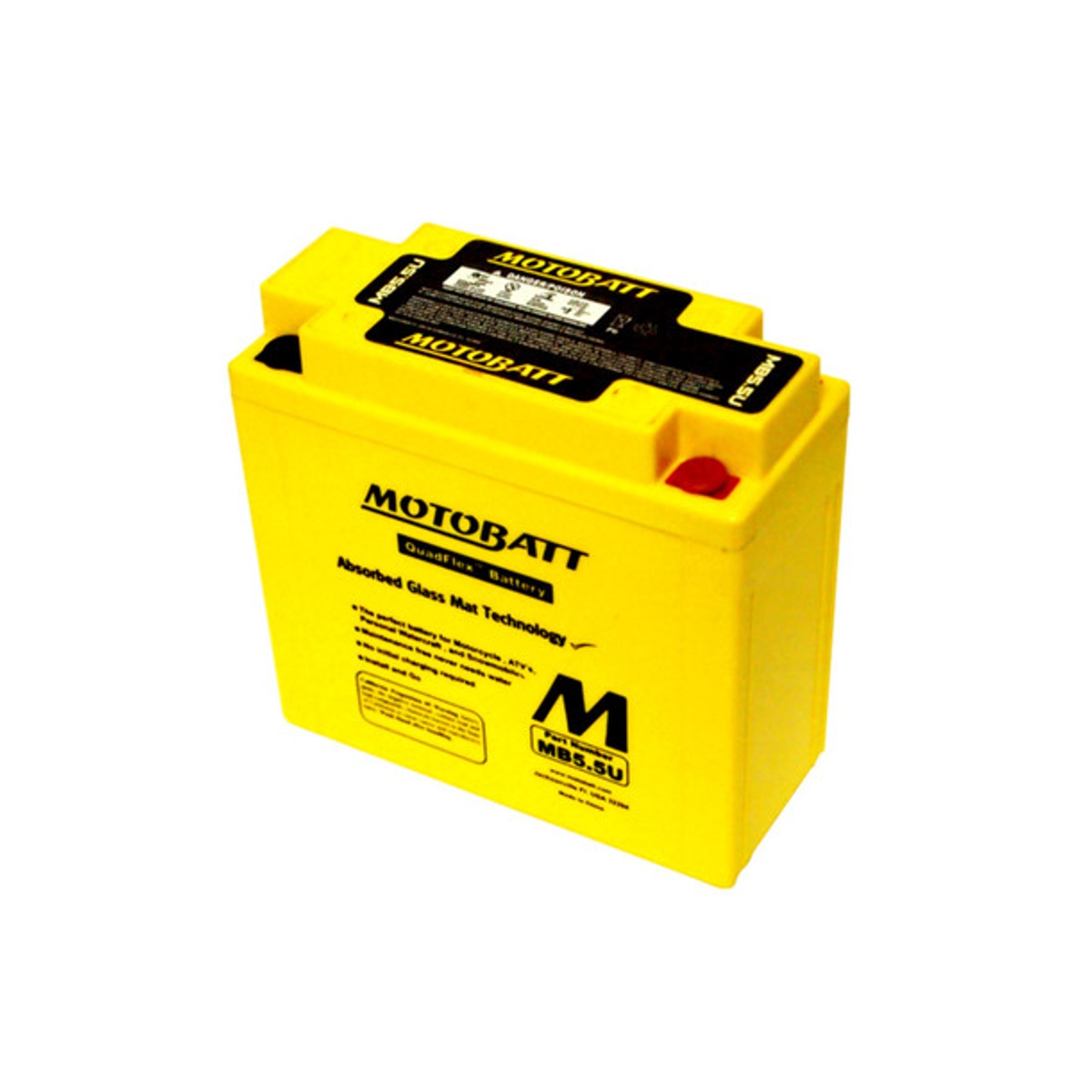 Motobatt batteri MB5.5U Fabriksförseglad