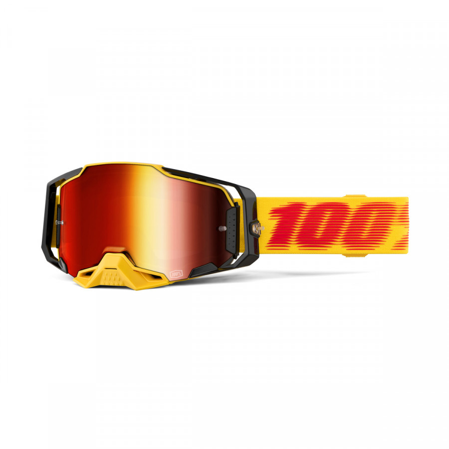 100% 100%, ARMEGA Glasögon Tetsu - Mirror Red Lens, VUXEN