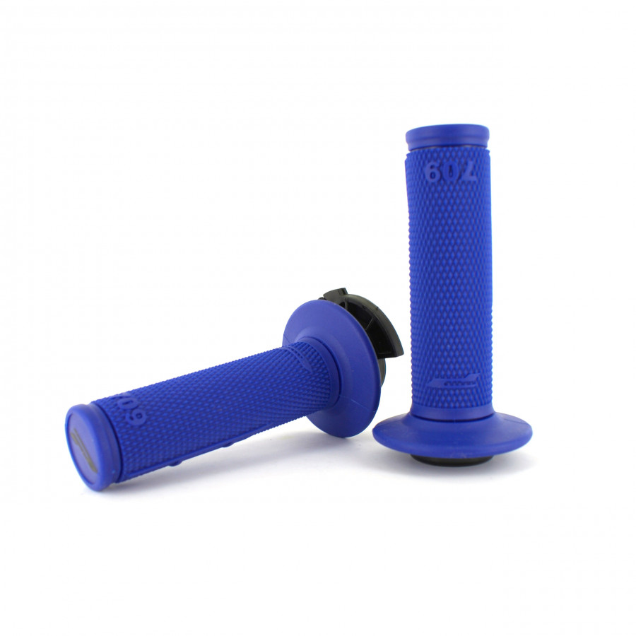 Progrip Progrip, 709 Single Density Half Waffle LOCK ON GRIPS, BLÅ