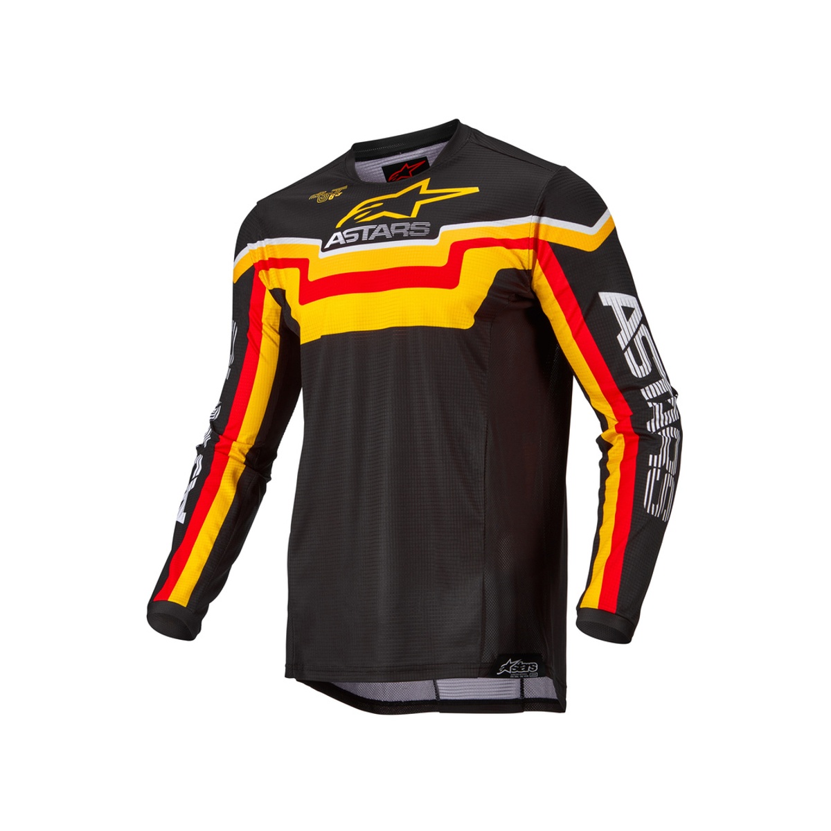 Alpinestars Crosströja Alpinestars Techstar Quadro Svart/Gul
