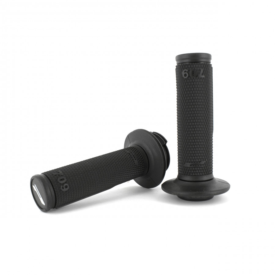 Progrip Progrip, 709 Single Density Half Waffle LOCK ON GRIPS, SVART