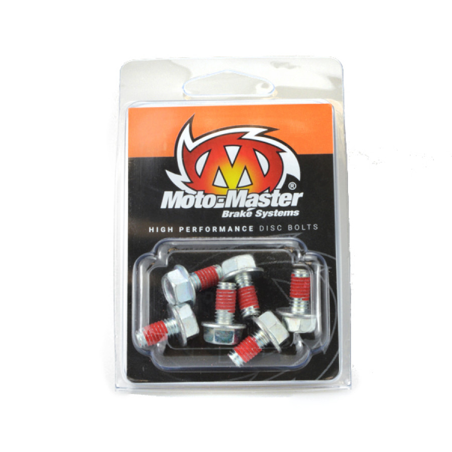 Moto-Master, Skiv bult M6x12 Sexkant 6pcs, BAK FRAM - m.fl.