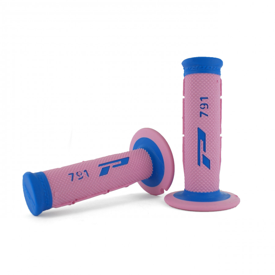 Progrip Progrip, 791 Dual Density Half Waffle Gummihandtag, BLÅ ROSA