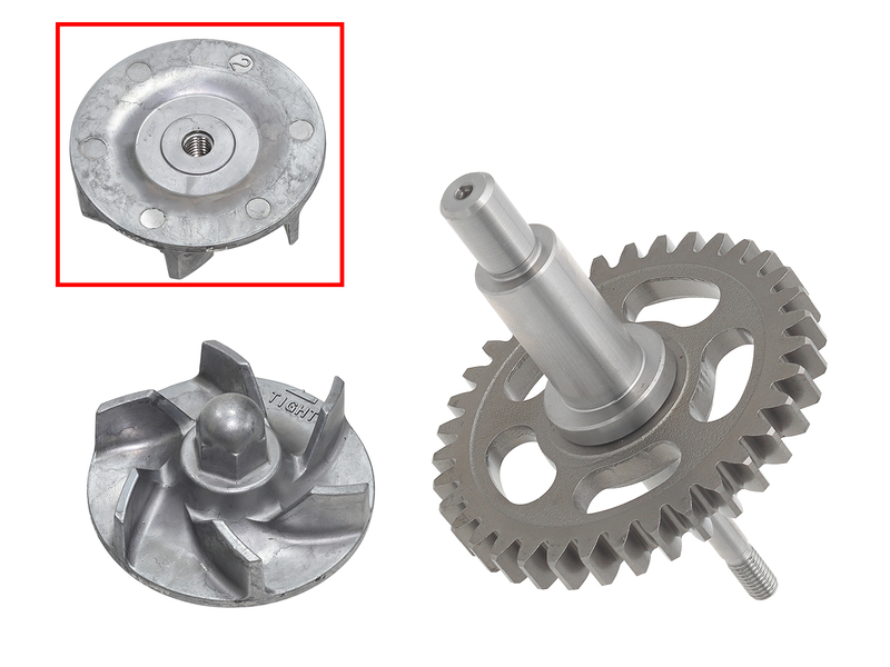 Bronco Vattenpumpsaxel med impeller