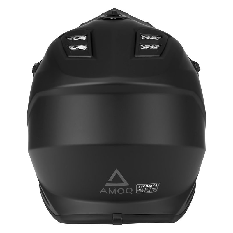 AMOQ Meteor V2 Crosshjälm Barn Blackout bild 5