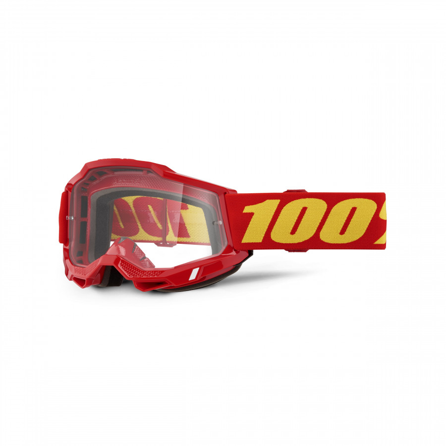 100% 100%, ACCURI 2 Glasögon Red - Clear Lens, VUXEN