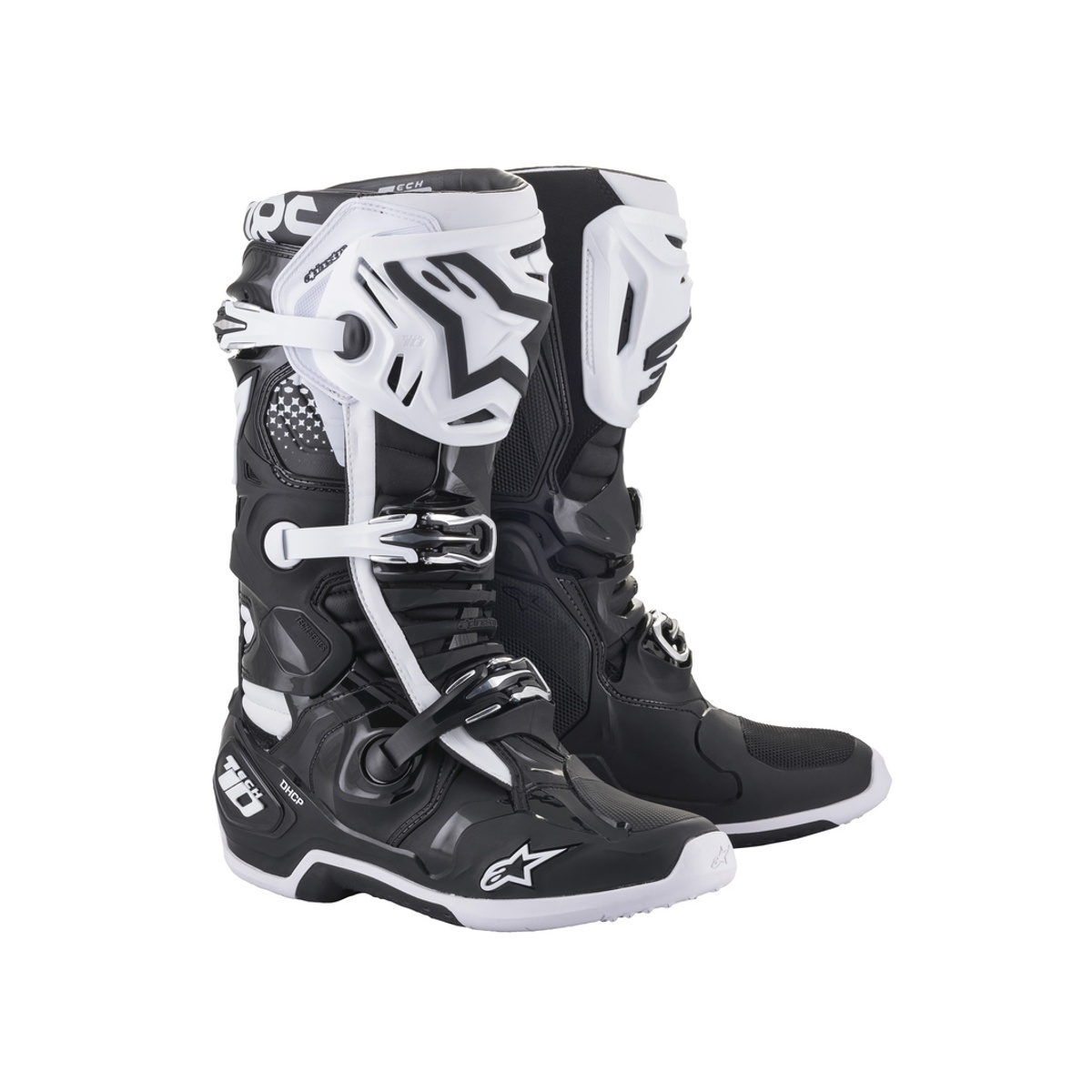 Alpinestars Crosstövlar Alpinestars Tech 10 Svart/Vit