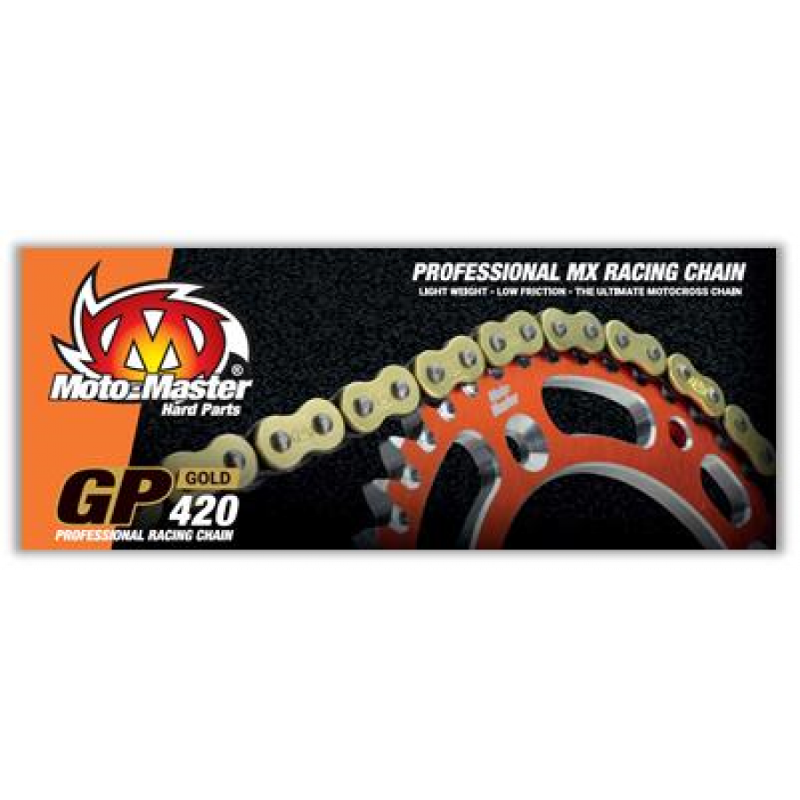 Moto-Master, Kedja MX GP-Gold, 134 Länkar, 420