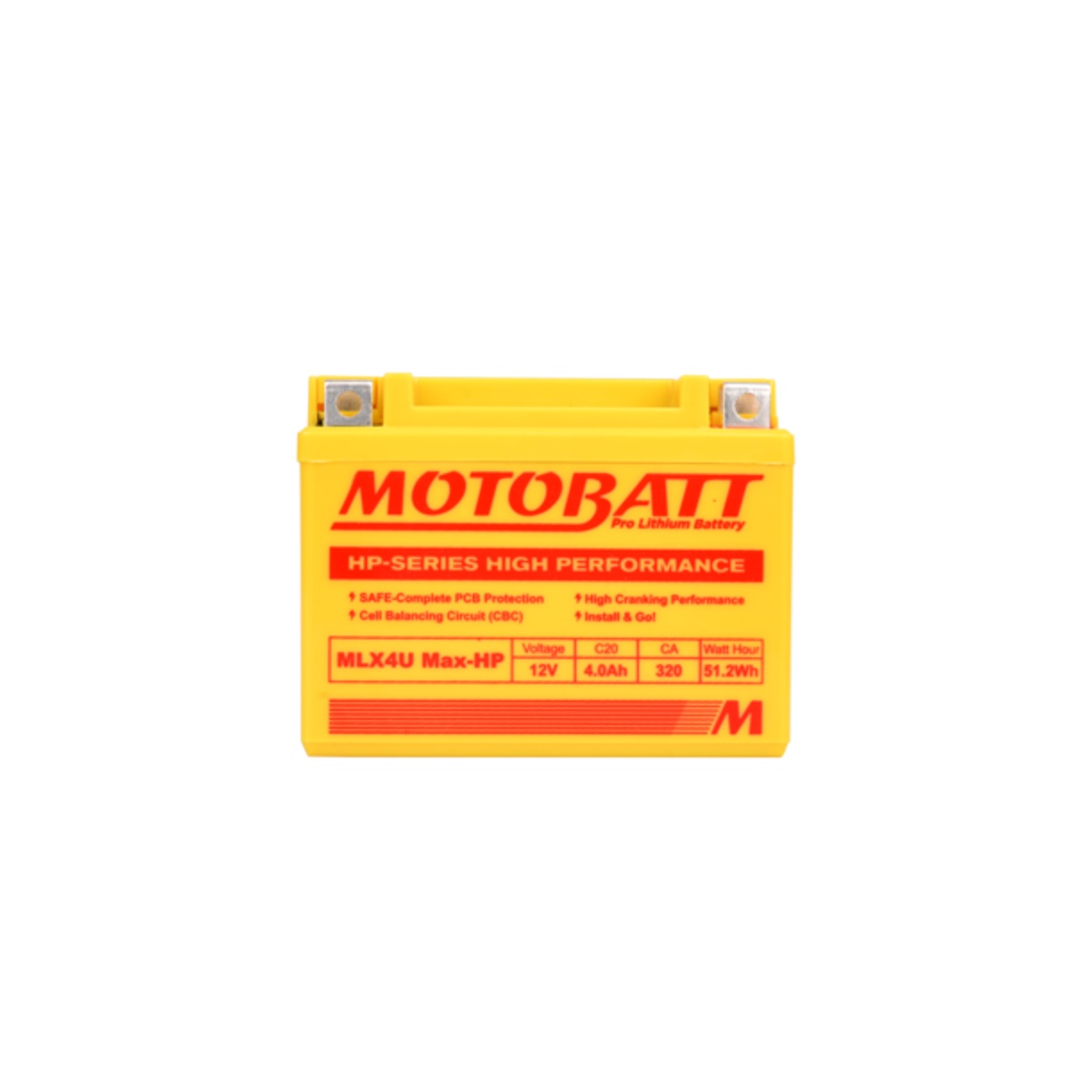 Motobatt batteri MBTX4U Fabriksförseglad bild 3