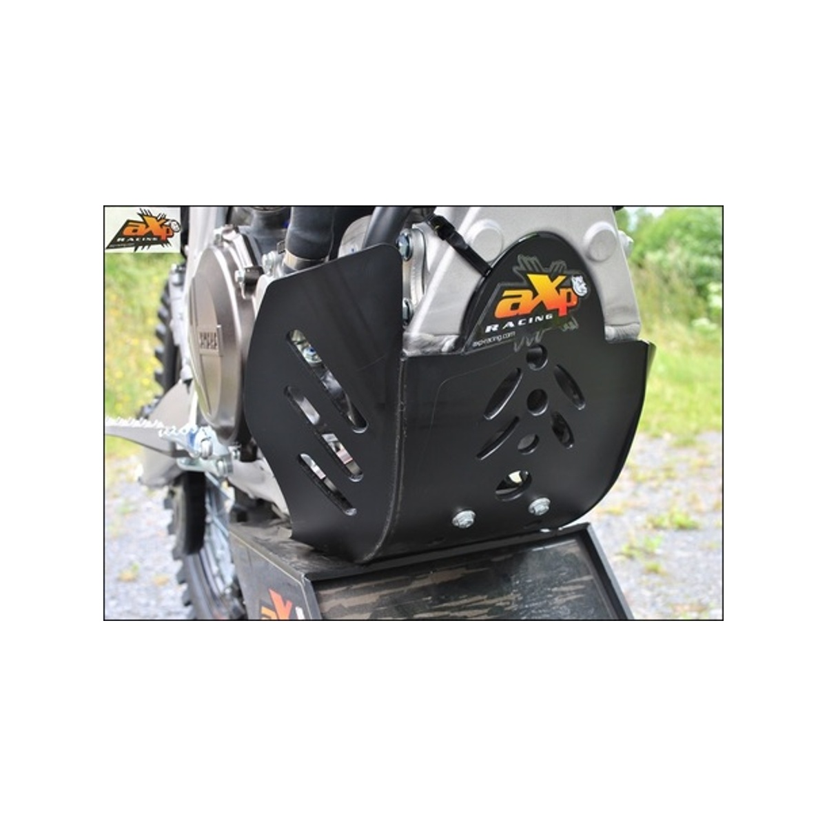 AXP Hasplåt Svart/Blå Dekal Yamaha YZ450F15-17, YZ250F 15-18 - m.fl.