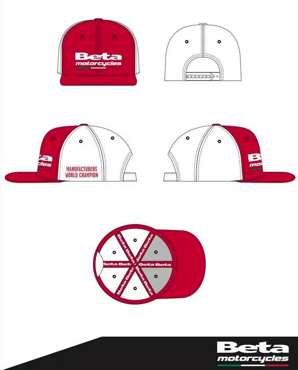 Beta Keps Flat Cap Team Replica bild 2
