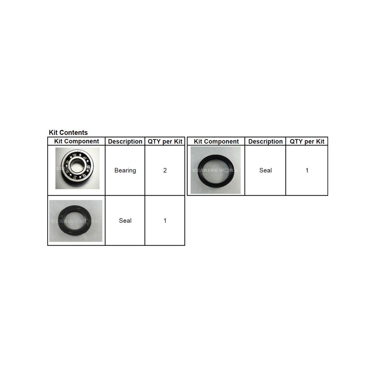 Bearing Worx Ramlager BW CR250R 1992-2007