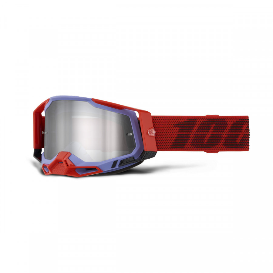 100%, RACECRAFT 2 Glasögon Cleat - Mirror Silver Lens, VUXEN