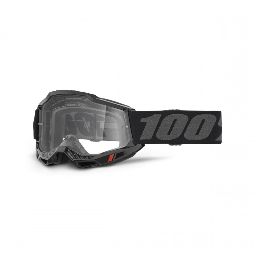 100% 100%, ACCURI 2 Glasögon Black - Clear Lens, VUXEN, SVART