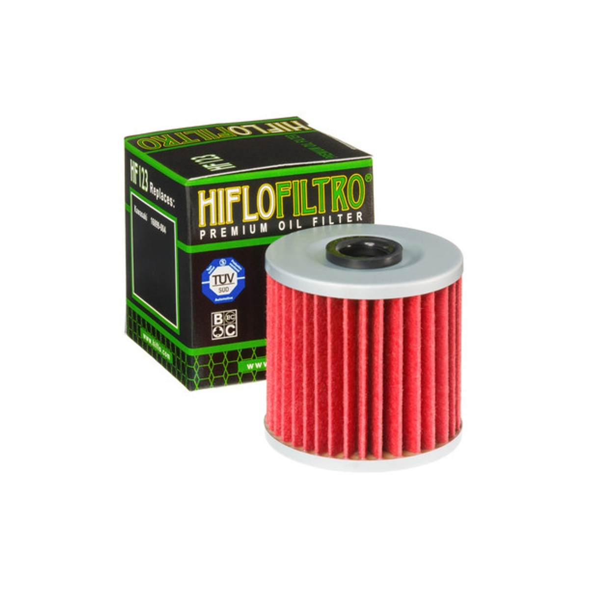 HiFlo Oljefilter HF123 - Ersätter Kawasaki OEM 16099-004