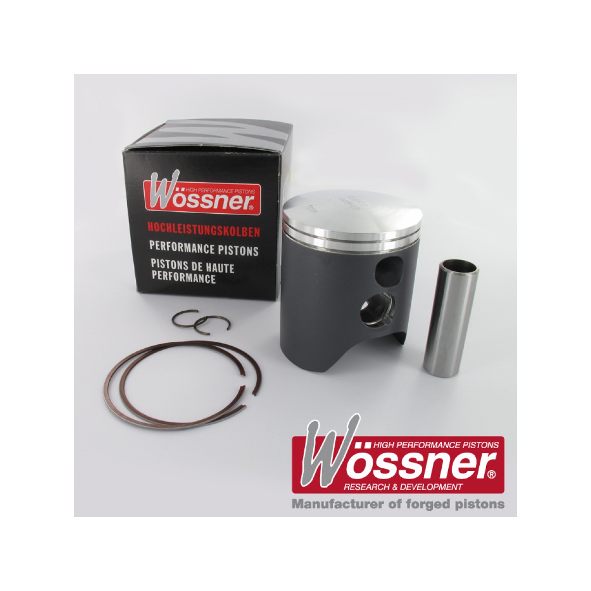 Wössner Wössner Kolv 1-Ring 39.46mm KTM 50 SX 09-25 - KTM 50 SX 09-25 m.fl.