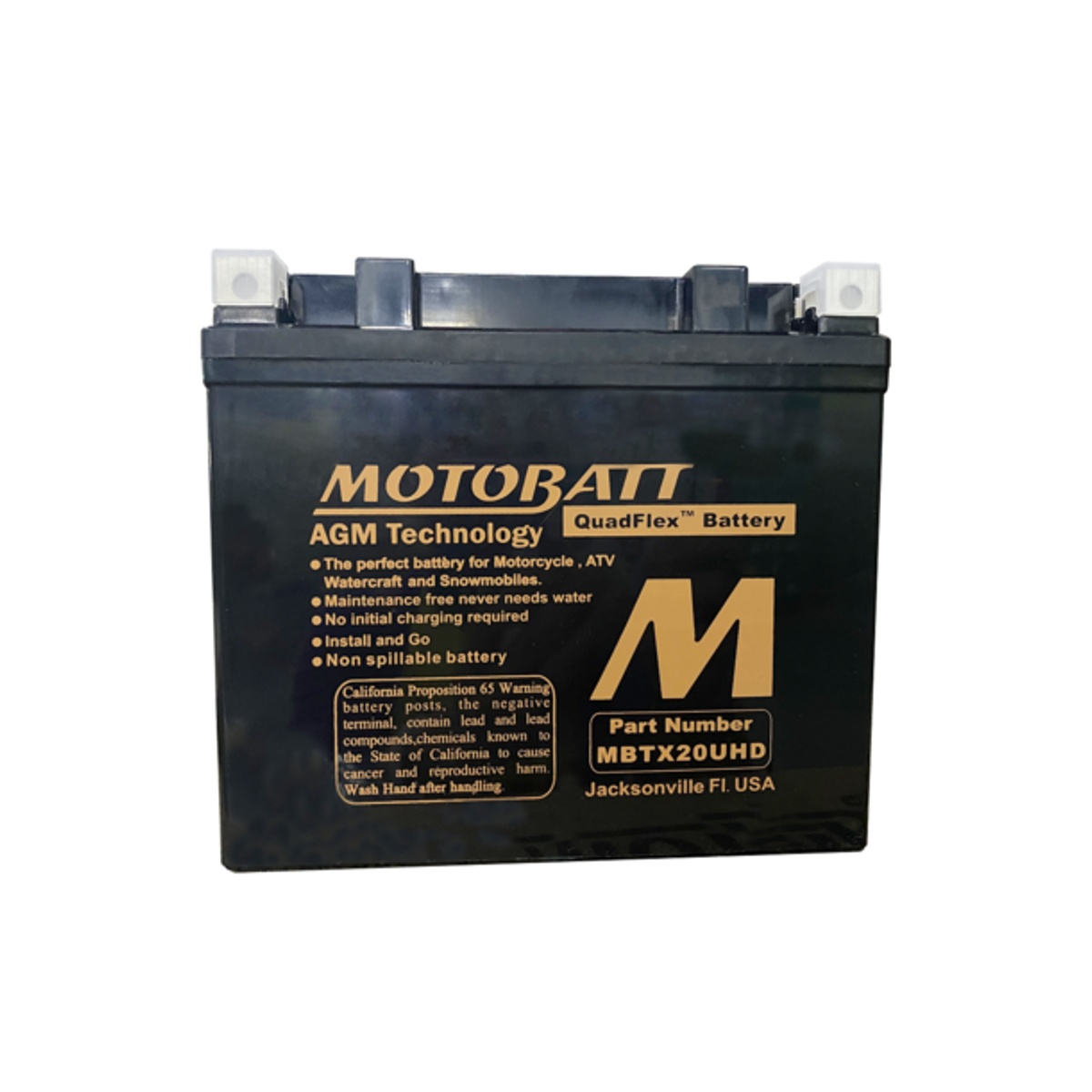 Motobatt batteri MBTX20UHD Black Fabriksförseglad