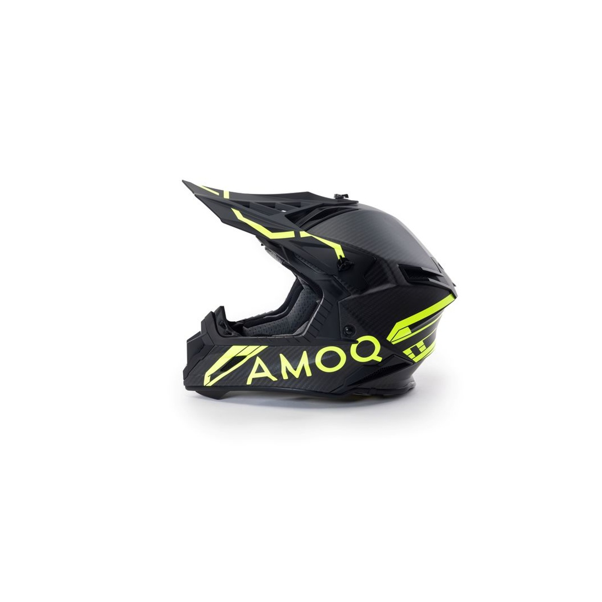 Amoq Crosshjälm Friction MIPS Carbon Svart/HiVis bild 3