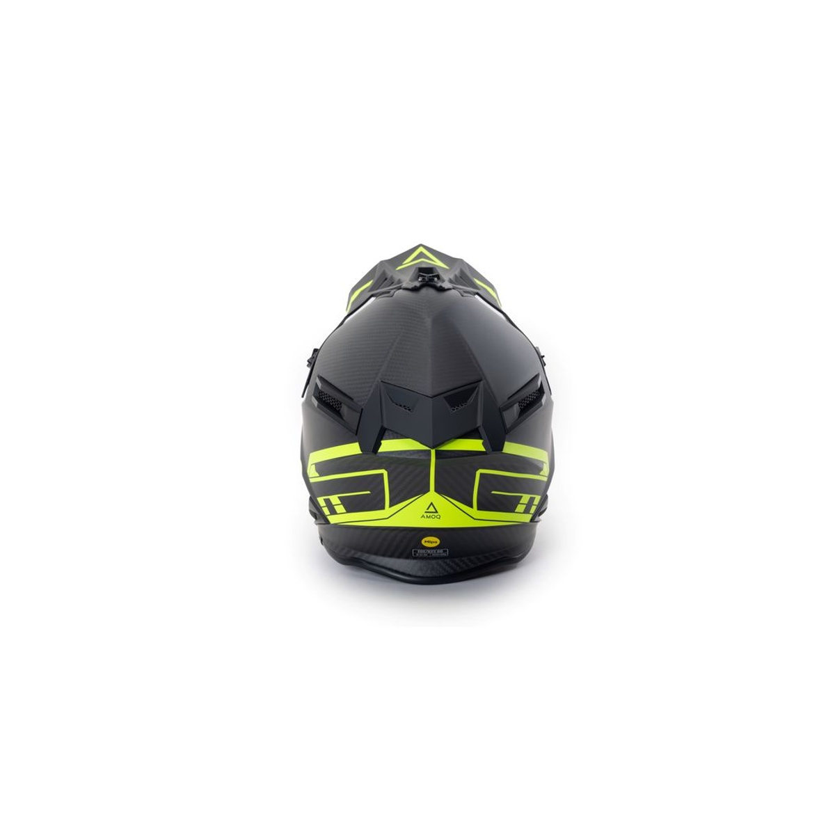 Amoq Crosshjälm Friction MIPS Carbon Svart/HiVis bild 4