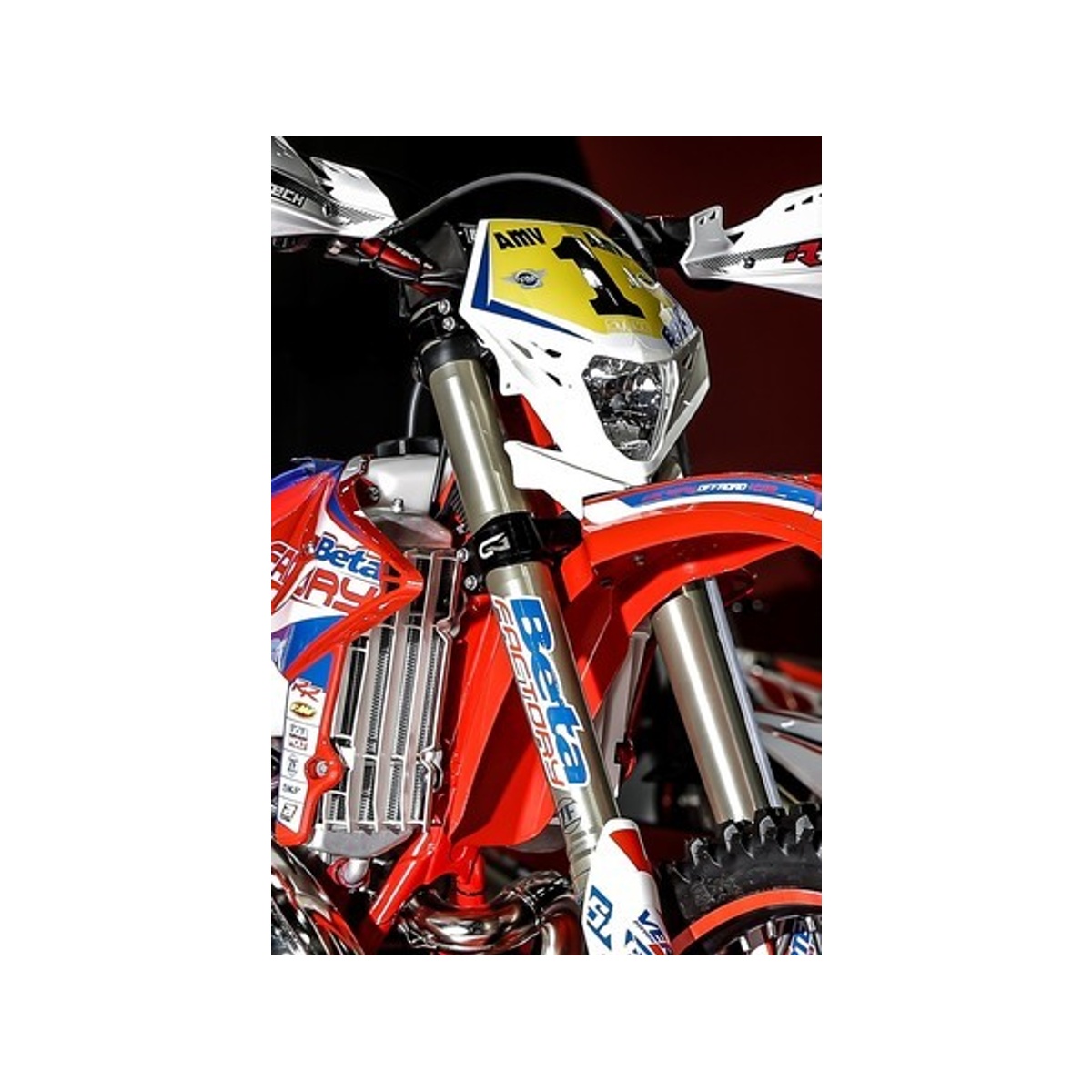 FRONT FORK DECAL - KIT HOLCOMBE REPLICA