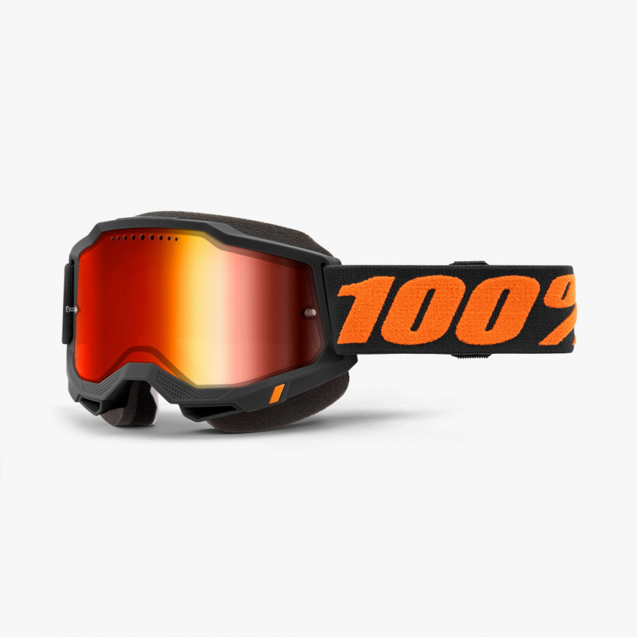 100% 100%, ACCURI 2 Snowmobile Glasögon Chicago - Mirror Red Lens, VUXEN