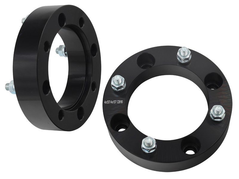Bronco Spacerplattor ATV 1,5" (38mm) 4/136,5 M10 x 1.25mm parvis Black