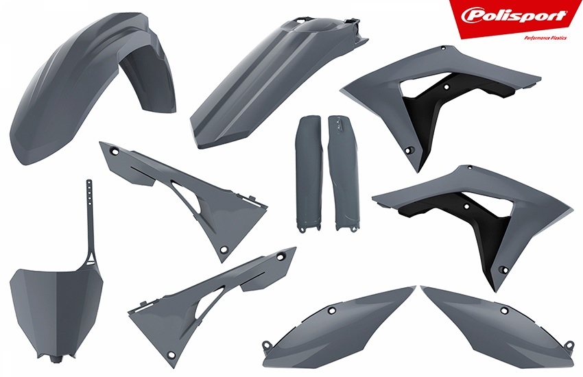 Plastkit Honda CRF250/450R 18-21/17-20, N-Grå